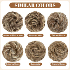 CJL HAIR synthetic chignon extension lightweight secure all-day wear.