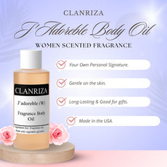 CLANRIZA J'Adoreble application steps demonstrate easy daily use.
