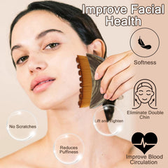 Clapery Lymphatic Contour Face Brush compact travel-ready for spa-like care.
