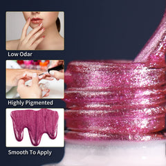 Clara Colors galaxy-series polish delivers holographic sparkle and multidimensional depth.