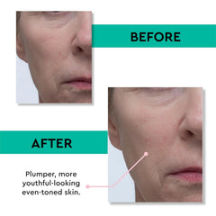Night routine scene with Clark's Botanicals Retinol Rescue for calming overnight nourishment.