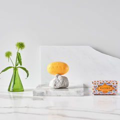 Claus Porto Banho Citron Verbena packaging featuring illustrated wrap