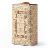 Claus Porto Double Almond Milk Body Soap bar with rose-vanilla aroma for daily cleansing.