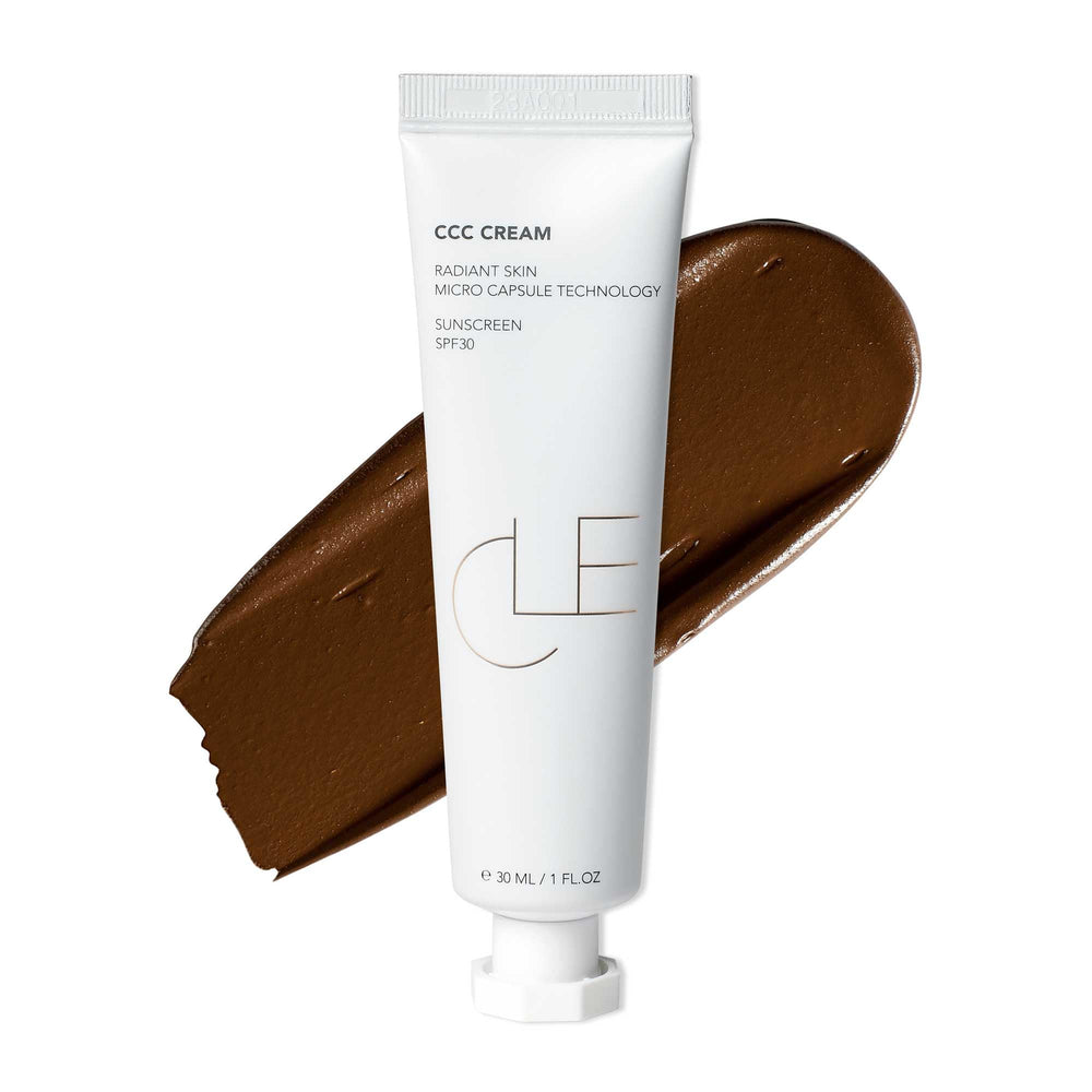 CLE Cosmetics CCC Cream bottle with pump, neutral deep 503, SPF 30 for everyday protection.