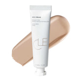 CLE Cosmetics CCC Cream swatch on skin showing even coverage