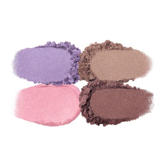Rose-pink shimmer shade adds a subtle radiance to the eyelid.