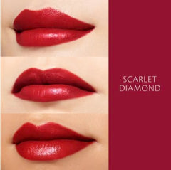 Clé de Peau Beauté Precious Lipstick Shade 2 on lips demonstrates smooth color.