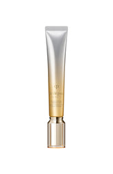 Clé de Peau Beauté Wrinkle Smoothing Serum Supreme glass bottle showing luminous, velvety texture.