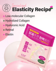 CLEADERM CKD hydrogel texture closeup: plush, hydrating layer visible on skin.