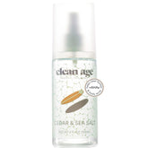 Clean Age Cedar bottle front view highlighting aluminum-free formula for teens.