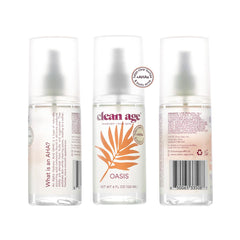Clean Age Oasis ingredients - AHA from fruits and sugarcane for gentle exfoliation