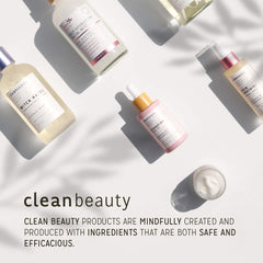 Clean Beauty Rosehip Oil close-up highlighting rich fatty acids.