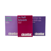 Cleanbar Mint to Be bar soap with lavender and peppermint for a refreshing cleanse.