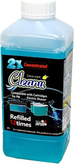 Cleanu refill supports 12 cleanings across compatible cartridges.
