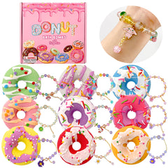 Clear and Fresh donut bath bomb packaging showcases playful design for kids' bath time fun.