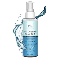 Clear Beauty Hyaluronic Acid Face Mist bottle delivers refreshing hydration for all skin types.