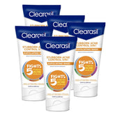 Clearasil Stubborn Acne Control bottle front with 5-in-1 benefits on label