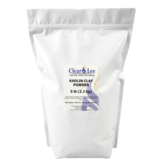 ClearLee kaolin powder jar showing pure cosmetic grade clay for gentle cleansing
