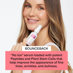 BounceBack serum texture swirl highlights lightweight hydration