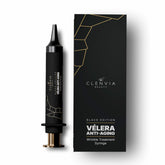 Clenvia Vélera wrinkle syringe with precision applicator for targeted smoothing of fine lines