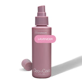 Cleo + Coco magnesium lavender spray bottle ready for sleep-ready use