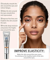 CLERVUN Instant Under Eye Lift Serum brush applicator enables precise application.