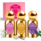 CLESH Vanilla Woods bottle for everyday freshness in a luxe gold design.