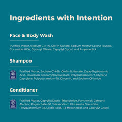 Cleure fragrance-free body wash bottle for sensitive skin and refreshing cleanse.