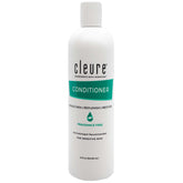 Cleure Hydrating Fragrance-Free Conditioner bottle provides gentle moisture for sensitive hair.