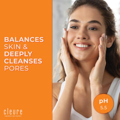 Cleure Lotion Cleanser hydration boost helps skin feel moisturized after cleansing.