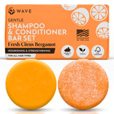 Clever Yoga Wave shampoo bar bottle pour offers a citrus-fresh cleanse for all hair types.