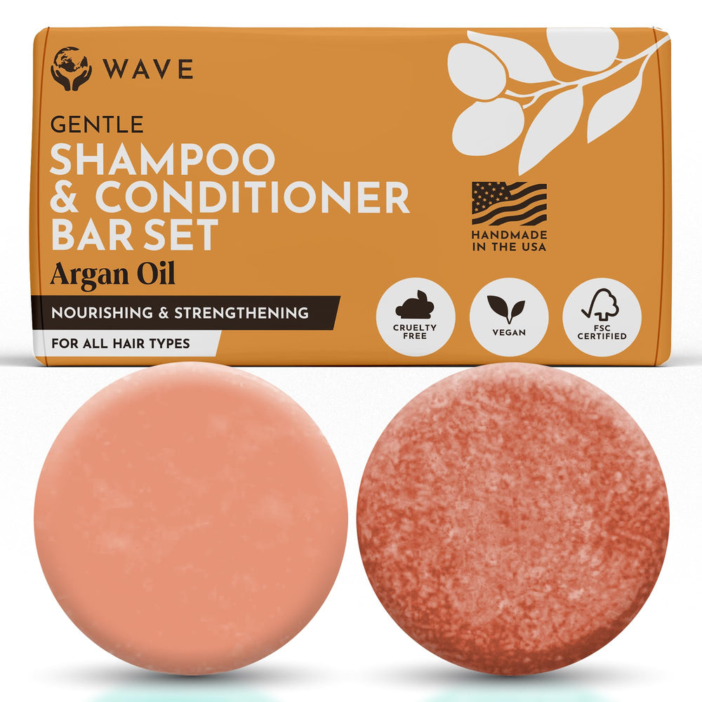 Clever Yoga Wave Shampoo Bar packaging highlights eco-friendly design for travel and home.