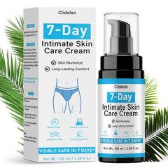 Clidelan foreskin care cream tube close-up for daily gentle care.