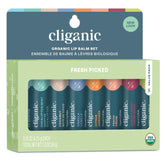 Cliganic Lip Balm Set Mint Burst for refreshing moisture on the go