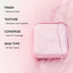 CLIO Kill Cover Skin-like finish swatch showing even tone and light reflection.