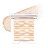 CLIO PRISM Highlighter 01 Gold Sheer compact shows radiant shimmer for subtle glow