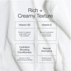 CLn Hair Mask eucalyptus scent bottle highlights refreshing aroma during routine.