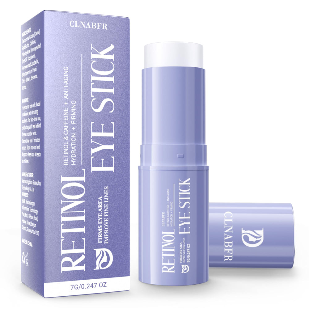 CLNABFR Retinol Eye Stick packaging shown for on-the-go care