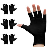 Clofiak fingerless cotton gloves with overnight moisture lock for dry hands.