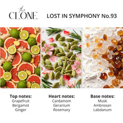 Clone Lost in Symphony No. 83 spray: concentrated aroma for lasting impressions.