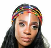 Cloth & Cord vibrant African headband in multicolor for stylish everyday wear.