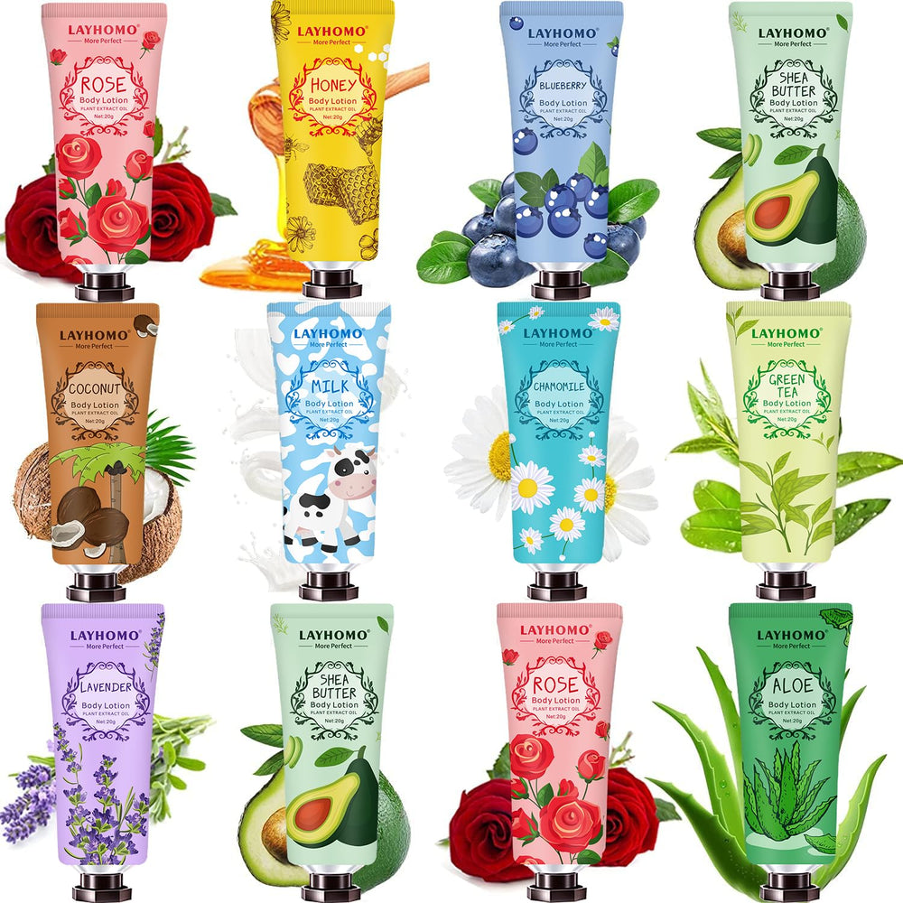 CLOTHES OF SKIN 12-pack lotion set packaging for gifting and bulk hydration