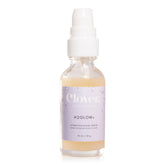 Clover H2Glow+ bottle closeup showing premium hydration packaging.