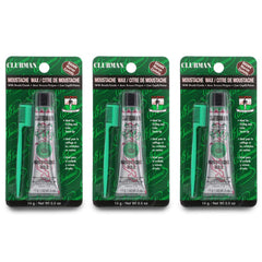 Clubman moustache wax brown tube for subtle color and easy styling