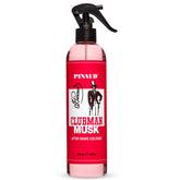 Clubman Musk after shave spray bottle ready for daily grooming.