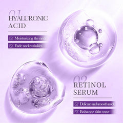 CLY AMS neck cream delivering deep hydration for soft, smooth neck skin.