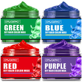 CMWGKBC green hair color wax for temporary color that washes out easily