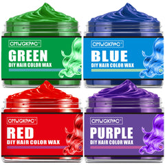 CMWGKBC green hair color wax for temporary color that washes out easily