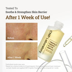 CNP Honey Glow Serum with hyaluronic acid delivering deep hydration.