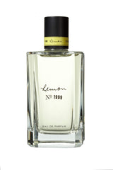 C.O. Bigelow Lemon Eau de Parfum glass bottle on vanity, a refined citrus accent for shelves.